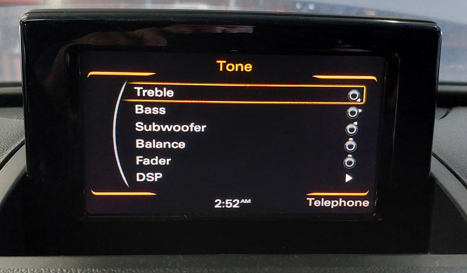 2015-2018 AUDI Q3 (8U) RADIO PHONE MEDIA MULTIMEDIA 7" COLOR DISPLAY SCREEN — exact item pictured